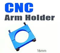 16mm Anodized CNC Arm Holder (Blue) [16mm-CNC-Holder-b]